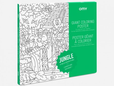 Giant Colouring Poster - Recycled Paper - Jungle Online now