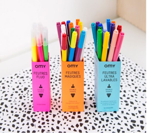 Washable Felt Pens - 16 Colours Online Hot Sale