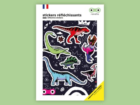 Reflective Stickers - Dinosaurs Fashion