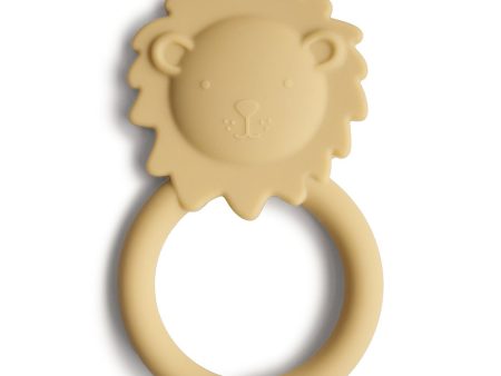 Teether - Lion - Soft Yellow Cheap