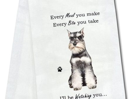 Pet Kitchen Towel Cropped Schnauzer For Discount