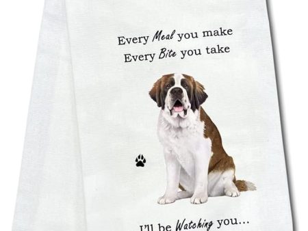 Pet Kitchen Towel Saint Bernard For Discount