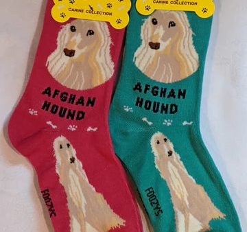 Afghan Hound Socks Foozys Unisex Crew For Cheap