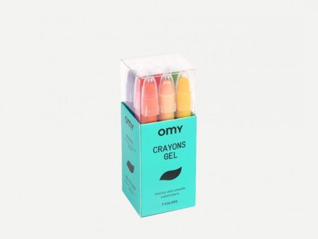 Gel Crayons - 9 Colours For Sale