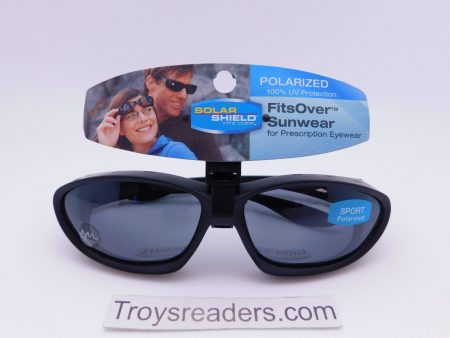 Large Solar Shield Polarized Fit Over In Black Online now