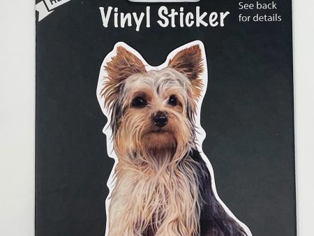 Pet Vinyl Sticker Yorkie Sale