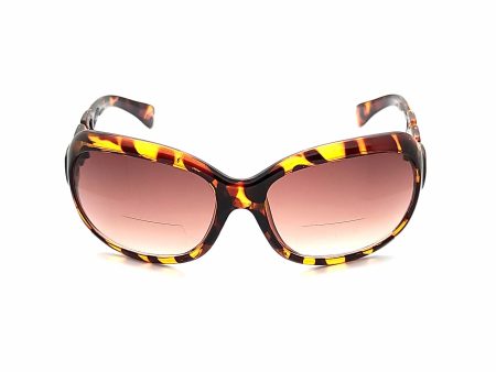 Dame Ladies Premium Large Frame Chain Temple Bifocal Reading Sunglasses Online now