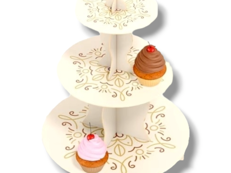 Cupcake stand (wood) 3 tiers For Sale