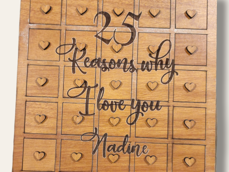 Valentine 25 reasons why I love you (puzzle) Online Hot Sale