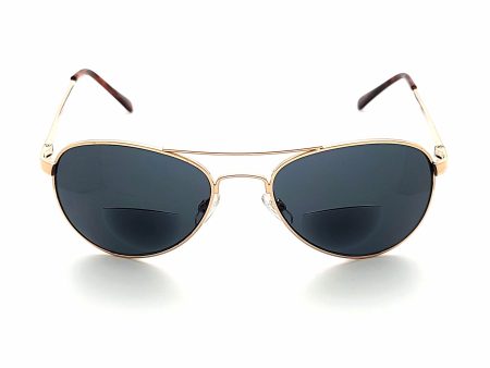 Ace Metal Aviator Bifocal Reading Sunglasses Sale