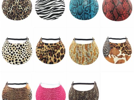 Animal Skins Print Foam Sun Visor in Online Hot Sale