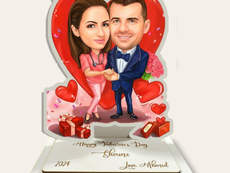 Valentine caricature stand 3 For Sale