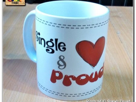 Mug  single and proud  For Cheap