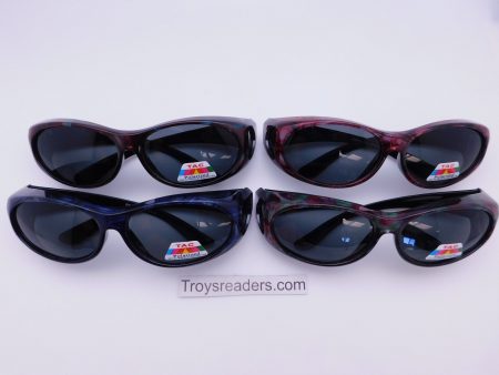 Colorful Fits-Over Sunglasses With Backspray in Four Designs Supply