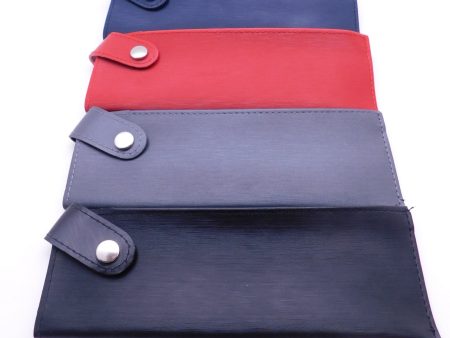 Button Top Sleeve Pouch in Four Colors For Discount