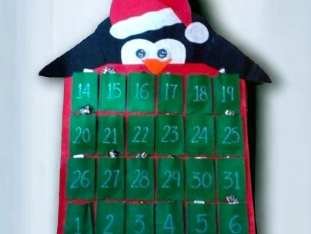 Felt Christmas Advent Calendar (pengin) Hot on Sale