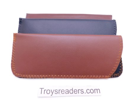 Faux Leather Glasses Sleeve Soft Case in Three Colors Online Sale