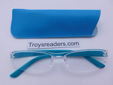 Pastel Rimless Readers With Case in Five Colors Online Hot Sale