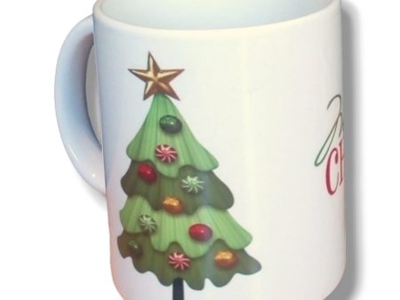 Christmas mug (Merry Christmas Tree) Cheap