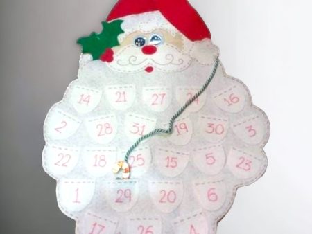 Felt Christmas Advent Calendar (Santa 4) Online