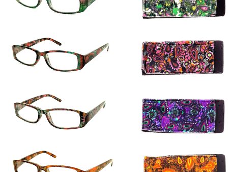 Paisley Print Readers With Matching Case Online