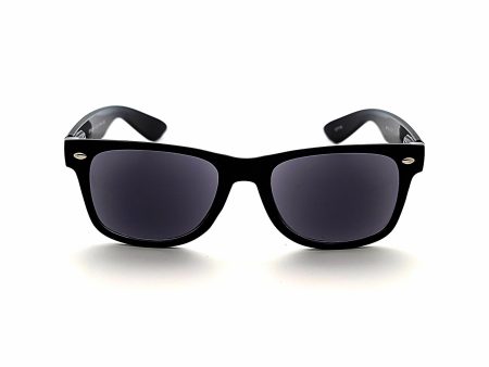 Crack up Men s Wayfarer Reading Sunglasses with Fully Magnified Lenses Online now