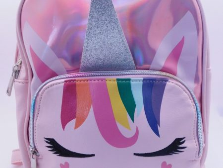 Pink Whimsical Hologram Unicorn Mini Backpack Online Sale