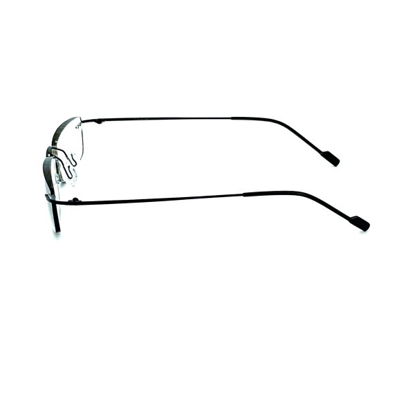 Subtle Fully Magnified Frameless Rectangle Frame Reading Glasses With Metal Temples Online