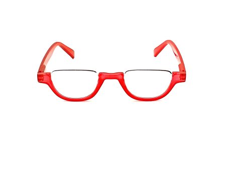 Peepers High Power Semi-Rimless Fun Colors Topless Half-Moon Reading Glasses up to +4.00 Supply