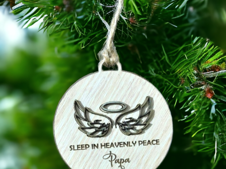 Wooden heavenly peace ornament Discount