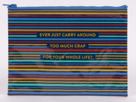 BlueQ Zipper Pouch Ever Just Carry Around Too Much Crap For Your Whole Life? Online Hot Sale