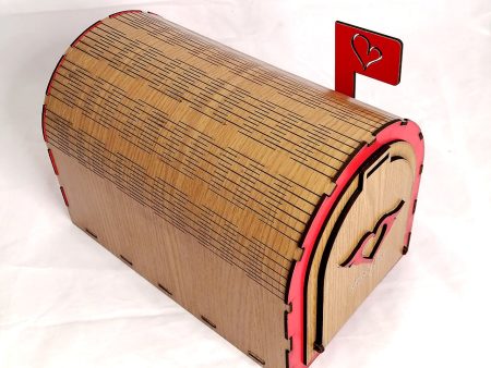 Wooden mailbox for valentine Hot on Sale