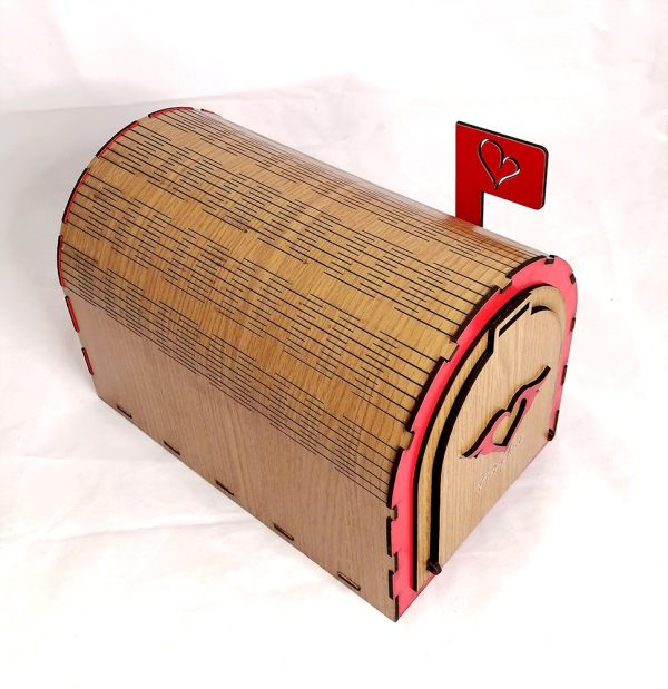 Wooden mailbox for valentine Hot on Sale