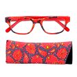 Poppin  and Lockin  Fully Magnified Colorful Reading Glasses With Matching Case on Sale