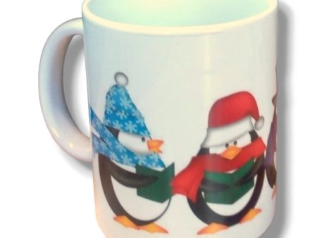 Christmas mug (Penguins) Online Hot Sale