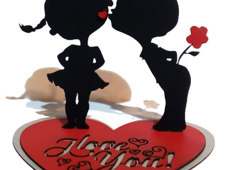 Valentine wooden stand For Sale