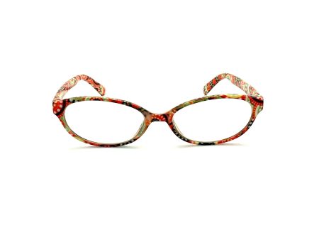 Colorful Retro Readers Oval Frame With Matching Case on Sale