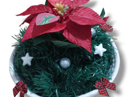 Tabletop Christmas decorative basket For Discount