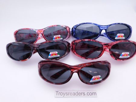 Colorful Translucent Fits-Over Sunglasses in Five Designs Online Hot Sale