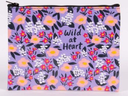 BlueQ Zipper Pouch Wild At Heart on Sale