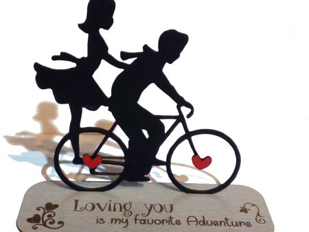 Valentine wooden stand (bike) For Discount