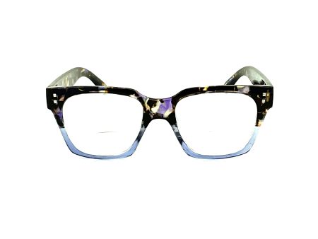 Bada Square Frame Clear Bifocal Reading Glasses Fashion