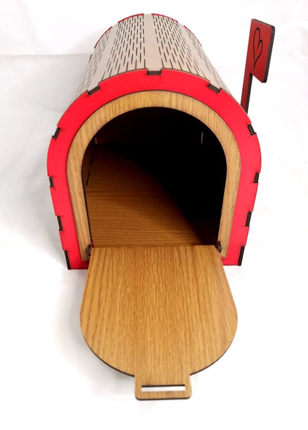 Wooden mailbox for valentine Hot on Sale