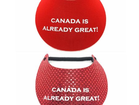 Canada Is Already Great! Foam Sun Visor For Sale