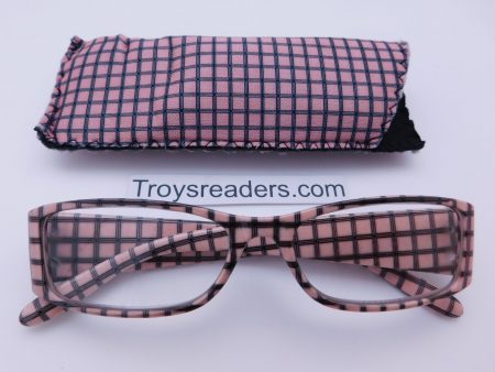 Plaid Print Readers With Case in Five Colors Online