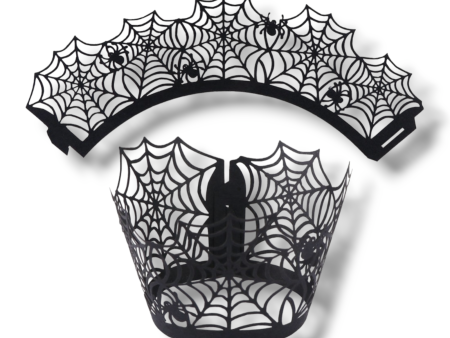 Cupcake lace wrapper (set of 12)  Halloween  Online now