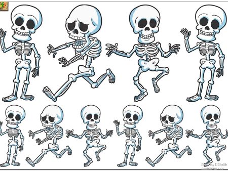 Halloween cutouts (Skeletons) Sale