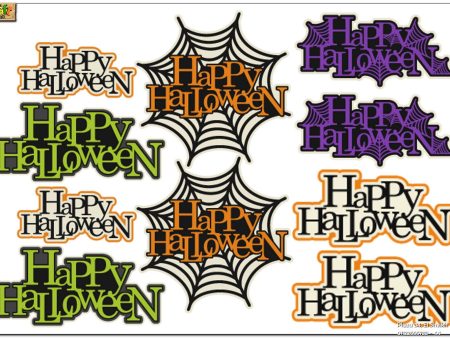 Halloween cutouts (Happy Halloween) Online