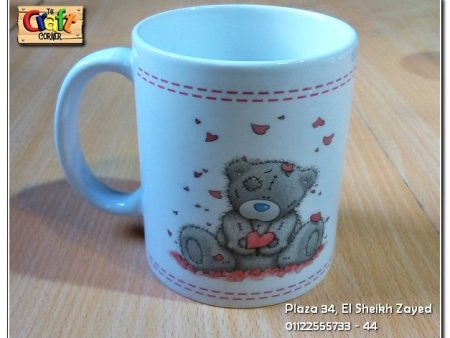 Mug  Tatty Teddy hearts  Fashion