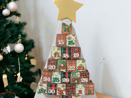 Cardboard Christmas Advent Calendar (tree) Online